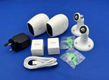 2 x Netgear Arlo PRO2 Security Camera Add-on 1080p 2Way Audio Wire-Free VMC4030P