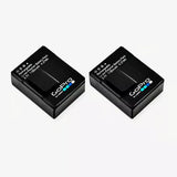 2x Genuine GoPro Hero3+/3 Battery With Back Cover + 2-Ports Battery Charger(OEM)