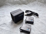 Genuine GoPro Hero4 Dual Battery Charger+2xBattery Hero 4 Black / Hero 4 Silver