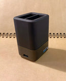 Genuine GoPro Dual Battery Charger + 2 x Battery Hero5 6 7 Black Official