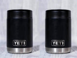 2x YETI Rambler Colster 12oz Can Insulator for Standard Size Cans Black