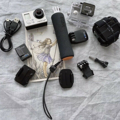 GoPro HERO 3+ Silver Action Camera 32GB SD +Waterproof Kit+Head Strap+Quick Clip