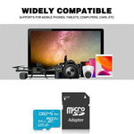 DEMi Micro SD Card 64GB Class 10 U3 High Speed Write 30MB/s for GoPro 4k Media